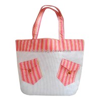 Cotton Beach Bags (KM-BHB0063), Cotton Bags, Leisure Bags, Hand Bag