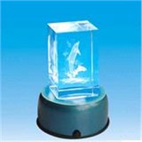 Crystal Rotary LED Light Base