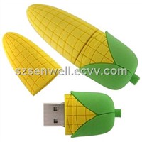Cute Shape Corn PVC USB Stick-S030