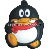 Cute Silicone Gift Penguin USB Flash Pendrive-S038
