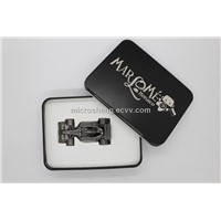 f1 Car USB Flash Drive with Black, Silver, Gold Color