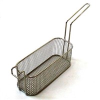 Fry Basket with Crimped Wire Mesh Cookware