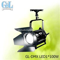 GL-DMX LED1*100W led fresnel spot light