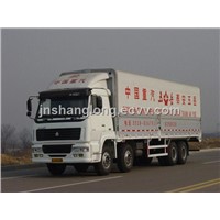 Howo Cover-Spreading Truck/Two Wings Open Van Truck