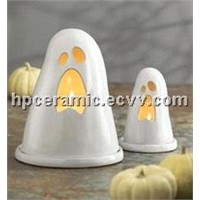 Halloween Ceramic Candle Holder/Candle Stand
