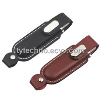 Hot Sale Real Capacity Multifunction Leather USB Flash Disk