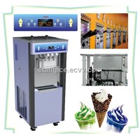 Cheapest Automatic 3 Flavors Soft Serve Ice Cream Machine, Cone Counting Display