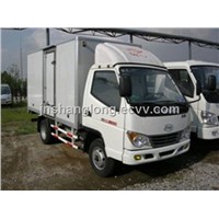 Low Price t-King 1t Diesel Box Truck/Van