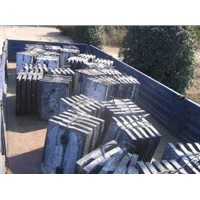 Manganese Steel High Cr Blow Bars For Impact Crushers Iron Wear Resistant Casting