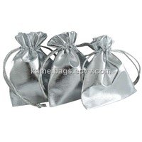 Metallic Bag (Km-Mtb0001), Jewelry Bag, Gift Packing Bags, Drawstring Bags, Promotion Bags