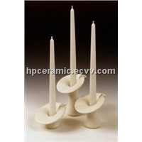 Morden Shape Ceramic Candle Holder|Candle stand