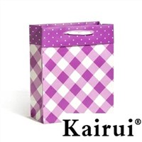 Mysterious Purple Flap Paper Bag For Women KR1085-PURPLE