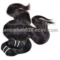Natural color hair weft hair weaving