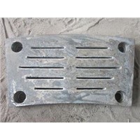 No Breakage Higher Impact Value Cr-Mo Alloy Steel Grates For Cement Mill Liners