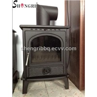 Shengri multi-fuel high efficiency cast iron stove