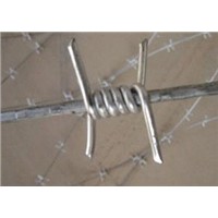 galvanized single strand barbed wire