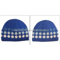 Jacquard Knitted Hat /Cap - Kids Unisex Woolen Cashmere Cotton