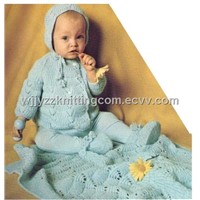 Knitted Blanket Shawl Capote Baby Kids Children
