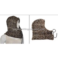 Knitted Snood Cap Wool Hat Scarf