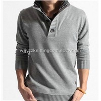 Men Sweater Shirt Pullover