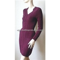 Custom Tailor Dress Skirt Sweat Dress Knitted Wear Princess Dress