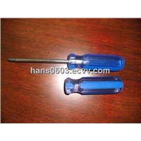 phillips screwdriver with acetate blue strips handle