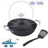 Senior Non-stick Cast Iron Pan with Glass Lid(HD-N06)