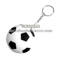 China Supplier OEM Keychain Football Pendrive