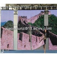 Flexible LED Video Curtain screen display,led dot string,led strip wall