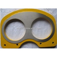 IHI concrete pump spare parts wear spectacle plate and cutting ring