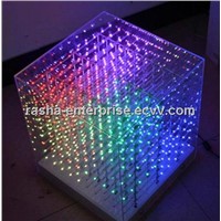 NEW SMD 0805 3in1 3D LED Cube Light, 3D Cube Light for Advertising, DJ party Show, LED Display