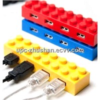 Promotional Gift Mini Block USB 2.0 4 Port Hub