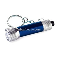 1 LED Aluminum Mini Travel Flashlight Keyring