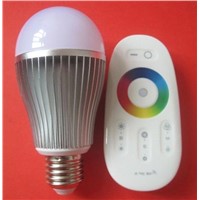 2.4G Remote RF Touching 6W RGB Led Bulb