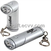 Mini Swivel Flashlight with Key Chain