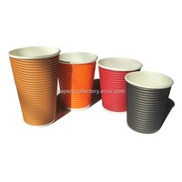 PAPER CUP ripple wall,ripple wall cup,tripple wall cup