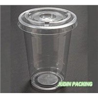PET cup,clear PET cup with dome lid,Printed PET CUP