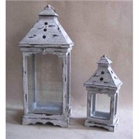 Shabby Chic Antique French Candle Lantern