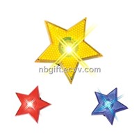 Star Plastic LED Warning Reflector Light