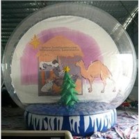 Clear Exhibition Inflatabe Snow Globe