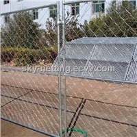 Hot Dipped Galvanized Removable Chain Link Temporary Fence