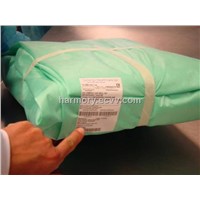medical crepe paper 60gsm white/blue/green