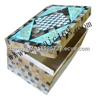 jewel shell mosaic box