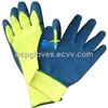 10 Guage Acrylic Brushed Knitted Shell With Latex Rough Coated Winter Style Work Gloves BGLC201