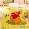 Winnie the Pooh Baby Mink Blanket Throw Quilt Bed Sheet Comforter Bedspread Bedding Set