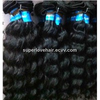 AAAAA All brazilian/indian/malaysian/peruvian deep wave Hair weft extensions wholesale price