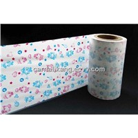 2 printing colours pe film used in diaper backsheet