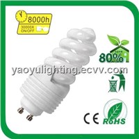 9W GU10 Full Spiral Energy Saving Lamp / CFL