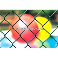Chain Link Fence Galvanized or PVC Coated Diamond Wire Mesh Fence Manufature with 18 Years Warranty