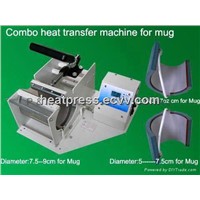 Combo heat transfer machine for mug
